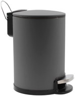 Douceur d'intérieur, Koupelnový s tichým zavíráním, 3 l, METALINE, šedý - Rubbish Bin