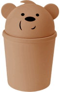 ProWorld ve tvaru medvídka do dětského pokoje, 1,5 l, hnědá - Rubbish Bin