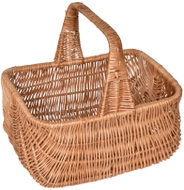 BerryHome Holender wicker basket, 36 × 25 × 32 cm - Small Basket