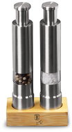 BERLINGERHAUS Pepper and salt grinder in wooden stand - Spice Grinder