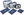 BERTOO Travel suitcase organizers set of 6 - dark blue
