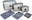 BERTOO Travel suitcase organizers set of 6 - grey