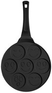 BerlingerHaus Lívanečník s titanovým povrchem Smajlíci 26 cm Matte Black Collection - Pancake Pan