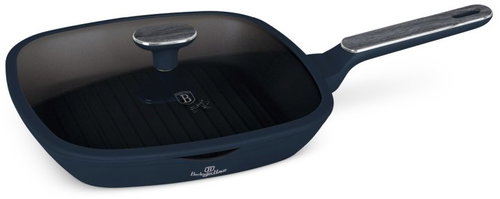 BerlingerHaus 28 cm Grill Pan with Lid, Deep Sea Collection - Pan - Main image