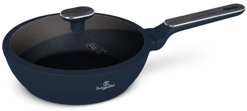 BerlingerHaus Deep Frying Pan with Lid, 24 cm, Deep Sea Collection - Pan - Main image