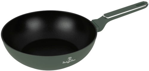 BerlingerHaus Deep frying pan with titanium coating, 28 cm, Matte Green collection - Pan - Main image