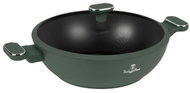 BerlingerHaus Pánev WOK s poklicí a titanovým povrchem 30 cm Matte Green Collection - Pan