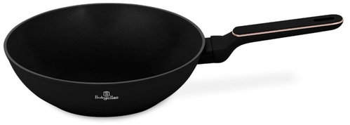 BerlingerHaus 28 cm WOK Pan with Titanium Coating – Black Rose Collection - Pan - Main image