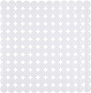 Berilo Anti-slip bathroom mat BRICK 54 × 54 cm, white - Non Slip Bath Mat