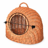 BerryHome wicker pet carrier 45×35×35cm - Cat Carriers