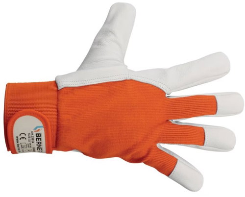 Berner Assembly gloves, leather, size 10 - Work Gloves - Main image