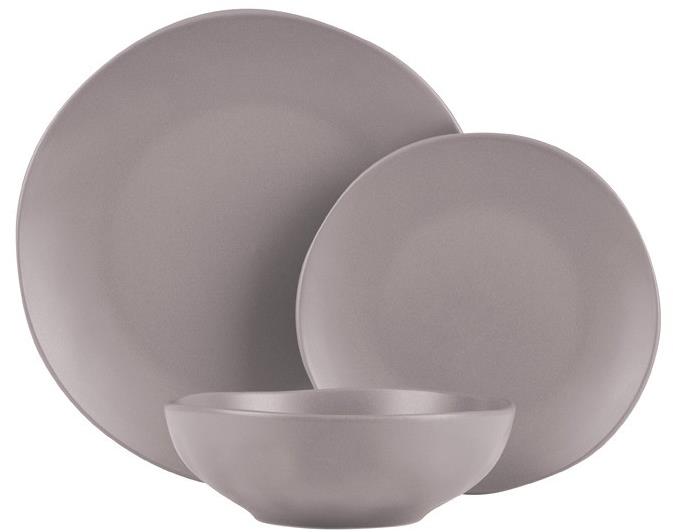 BerlingerHaus Taupe Collection Étkészlet, 18 db