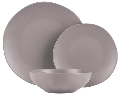 BerlingerHaus Taupe Collection Étkészlet, 18 db - Tányérkészlet - Fő fotó