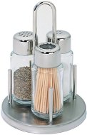 Berndorf Sandrik 3-piece Salt, Pepper and Toothpicks Set - Condiments Tray