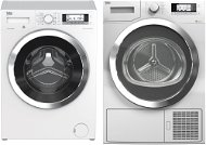 BEKO WTV 8735 XC0ST + BEKO DPY 8506 GXB1 - Washer Dryer Set