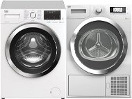 BEKO WTE8636X0C + BEKO DPY 8506 GXB1 - Washer Dryer Set