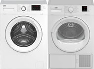 BEKO WUE6512XWST + BEKO DS8452TA - Set pračka a sušička