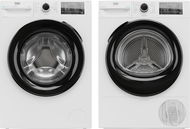 BEKO BM3WFSU48415WB + BEKO BM3T48249W - Set pračka a sušička