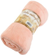 B. E. S. - Petrovice Microflannel blanket EXCLUSIVE 150 × 200 - Peach - Blanket