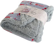 B.E.S. - Petrovice Deka s beránkem mikroflanel Woods, dárkové balení - trpaslíci 200 × 230 cm - Blanket