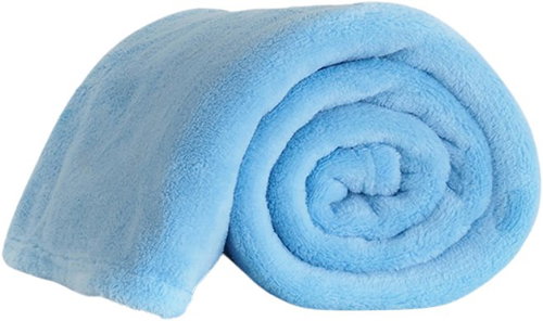 B. E. S. - Petrovice Baby blanket microflannel EXCLUSIVE 110 × 140 - Blue - Blanket - Main image