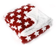 B. E. S. - Petrovice Wish microflannel blanket with lamb gift pack - red - Blanket