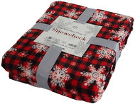 B. E. S. - Petrovice Microflannel blanket Snowchecko, gift pack - Blanket