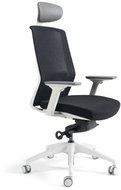 BESTUHL
J17 White black with headrest - Office Chair