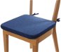 Sedák 40 × 40 cm so šnúrkami – Modrý - Podsedák na stoličku