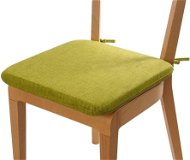 Podsedák 40 × 40 cm so šnúrkami – zelený - Podsedák na stoličku