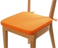Sedák 40 × 40 cm so šnúrkami – Oranžový - Podsedák na stoličku