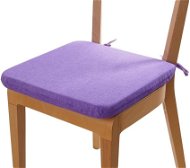 Sedák 40 × 40 cm so šnúrkami – Fialový - Podsedák na stoličku