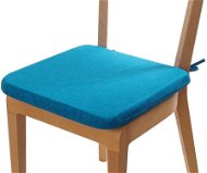 Sedák 40 × 40 cm so šnúrkami – Tyrkysový - Podsedák na stoličku