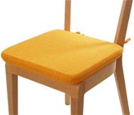 Sedák 40 × 40 cm so šnúrkami – Žltý - Podsedák na stoličku