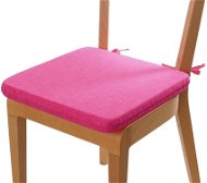 Sedák 40 × 40 cm so šnúrkami – Ružový - Podsedák na stoličku