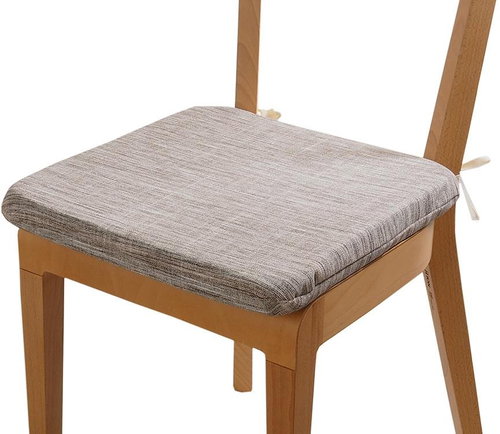 Sedák Dekotex Melange 40 x 40 cm se šňůrkami - tmavě béžový melír - Chair Cushion - Main image