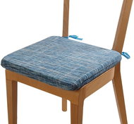 Sedák Dekotex Melange 40 x 40 cm se šňůrkami - modrý melír - Chair Cushion