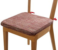 Sedák Dekotex Melange 40 x 40 cm se šňůrkami - červený melír - Chair Cushion