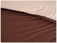 B.E.S. - Petrovice bavlněné povlečení Color hnědo béžové, 140 × 220 cm - Bed Linen