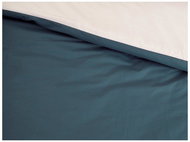 B. E. S. - Petrovice cotton bed linen Color petrol cream, 140 × 200 cm - Bed Linen