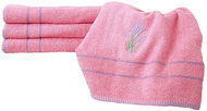 B. E. S. PETROVICE Towel with embroidery Lavender 65 × 130 cm, old pink - Bath Towel