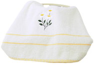 B. E. S. PETROVICE Embroidered towel Chamomile 65 × 130 cm, vanilla - Bath Towel