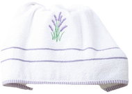 B.E.S. PETROVICE Ručník s výšivkou Levandule 50 × 90 cm, bílá - Ručník