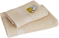 B. E. S. PETROVICE Gift set terry towel and bath towel with embroidery Beer 50 × 90 cm + 70 × 140 cm - Towel