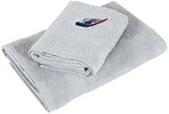 B. E. S. PETROVICE Terry towel Adria with embroidery Hockey 70 × 140 cm, grey - Bath Towel