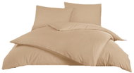 TipTrade Cotton single-colour bed linen 140 × 200 + 70 × 90 cm - colour beige - Bed Linen