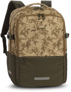 Bestway Bags Travel Backpack Cube 26 l green/brown print - City Backpack