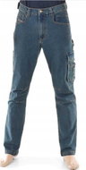 Beta 7525 pracovní kalhoty džínové modré M - Work Trousers