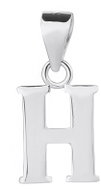 BEALIO 02899 Stříbrný přívěsek PÍSMENO H (Ag 925/1000, 0,98 g) - Charm