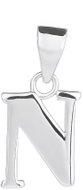 BEALIO 02903 Stříbrný přívěsek PÍSMENO N (Ag 925/1000, 1,22 g) - Charm